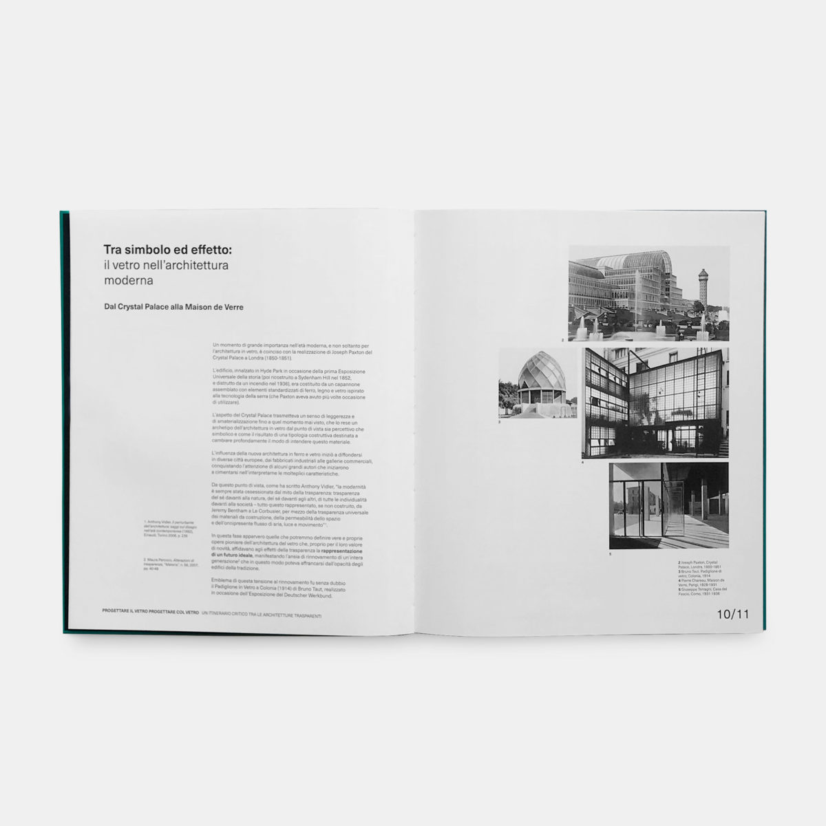 Un catalogo sulle architetture trasparenti. Guardare al passato per progettare con il vetro nel futuro