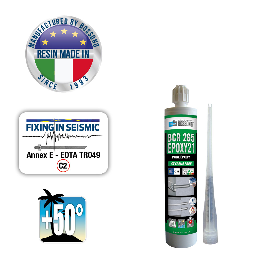 Pure and high performance seismic epoxy resin - BCR EPOXY21