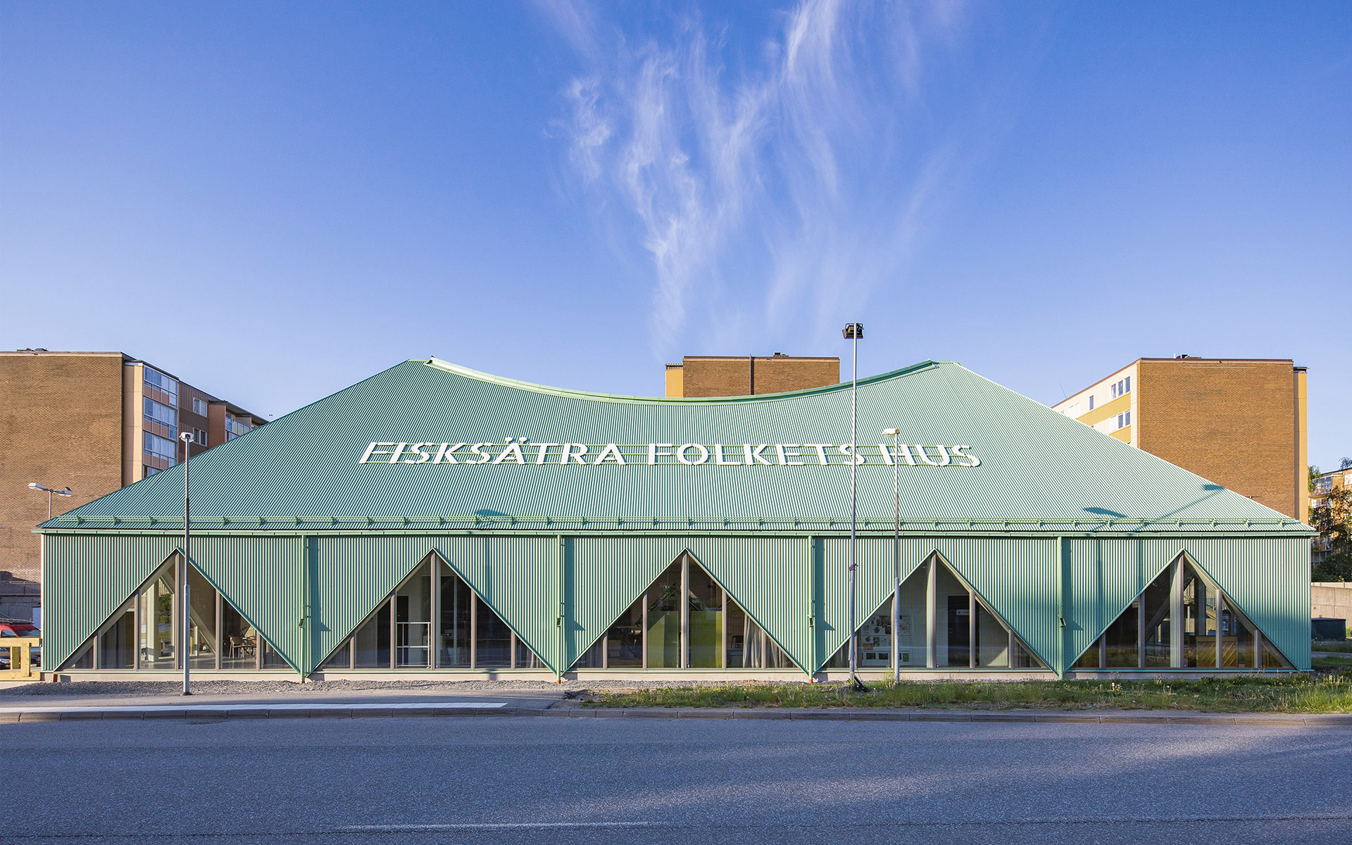 Folkets Hus (The People's House) Cultural Centre: a new hub of urban and community regeneration on the outskirts of Stockholm