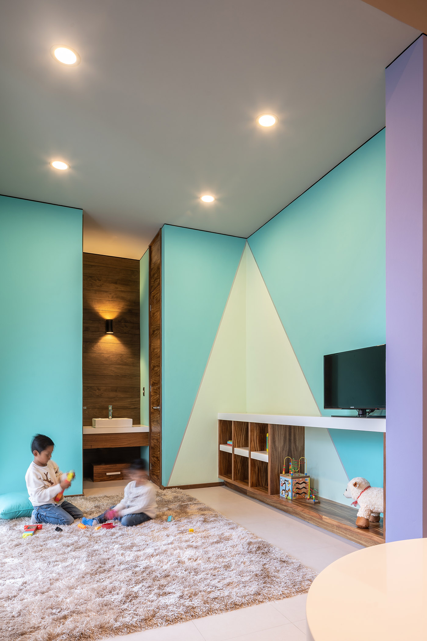 A playroom in Mexico for the physical, emotional and spiritual development of children while respecting their own individuality