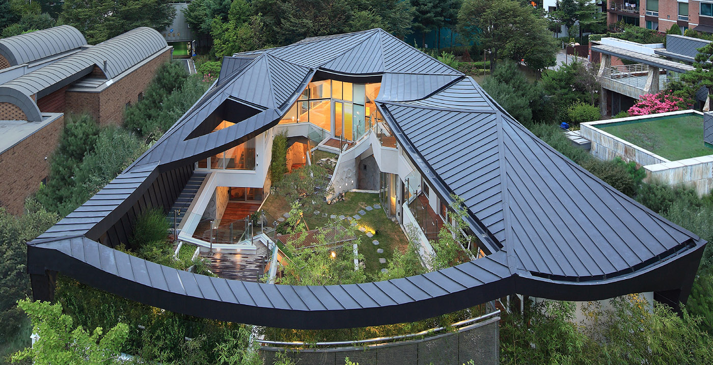 A Korean tradition in a modern architectural style for the hyper-dynamic GA ON JAI villa