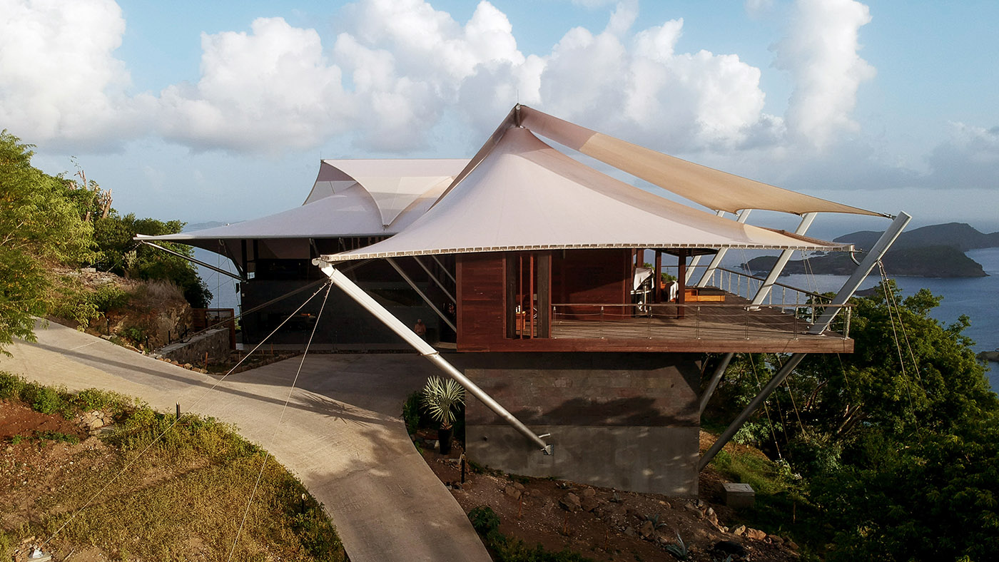 The Sail House: the sailboat which inspires the design of a Californian villa