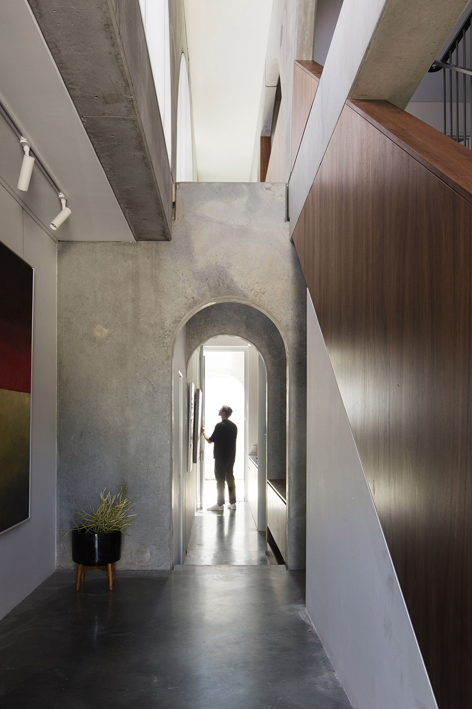 A very minimal range of materials for an urban redevelopment project
