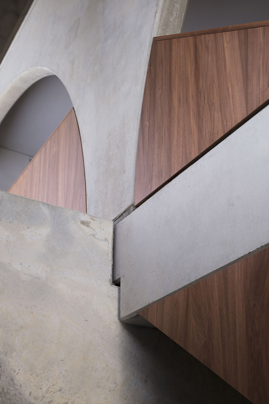 A very minimal range of materials for an urban redevelopment project