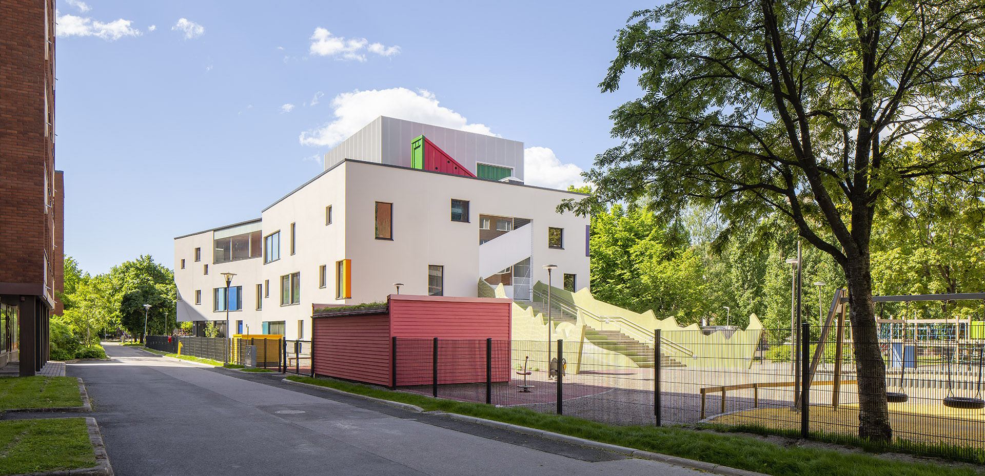 The principles of Finnish children's education guiding the architecture of the Tikkurila Day Care Center