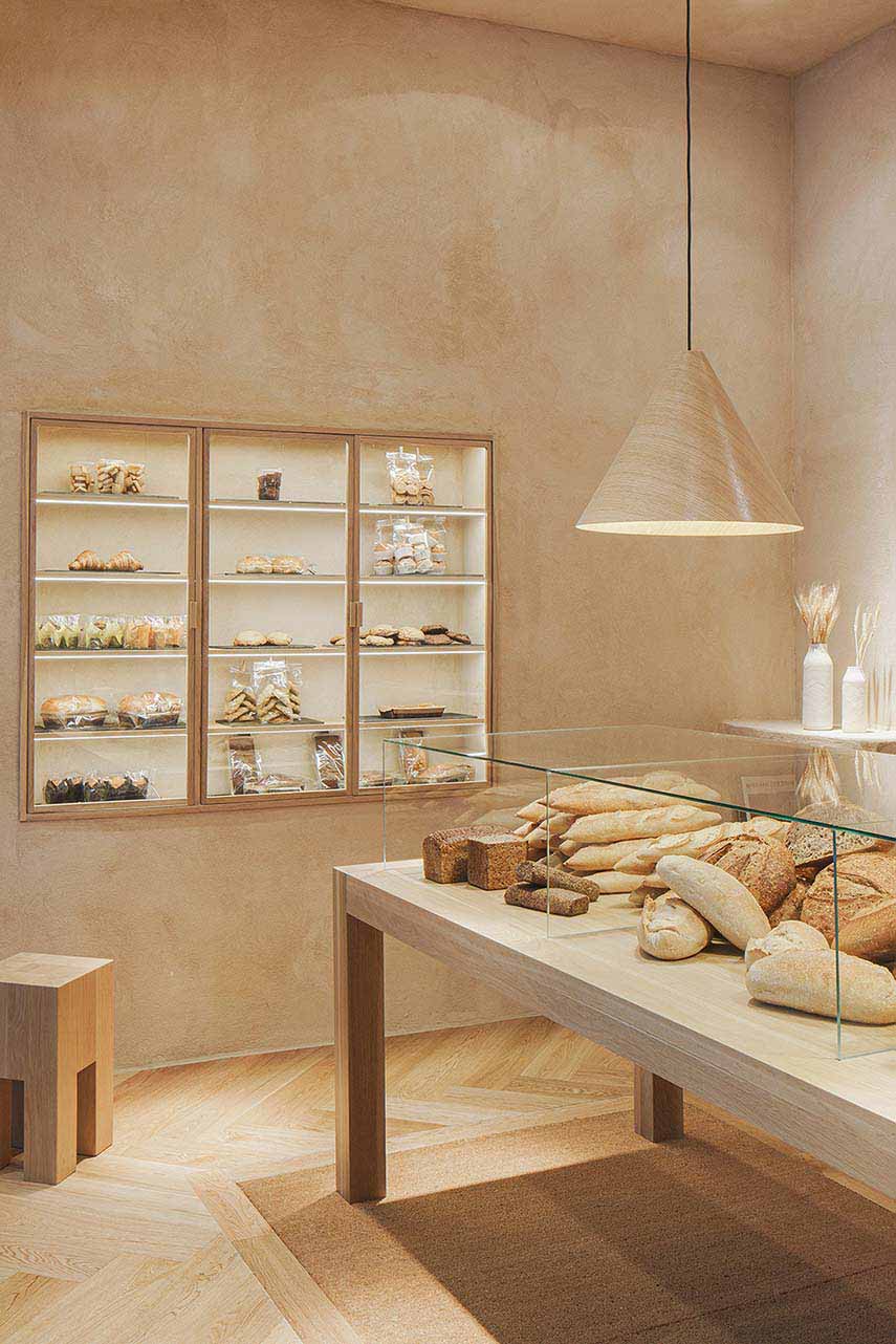 Ridefinizione del layout della panetteria con ispirazione da sala da pranzo. El Horno de Babette- un nuovo concetto