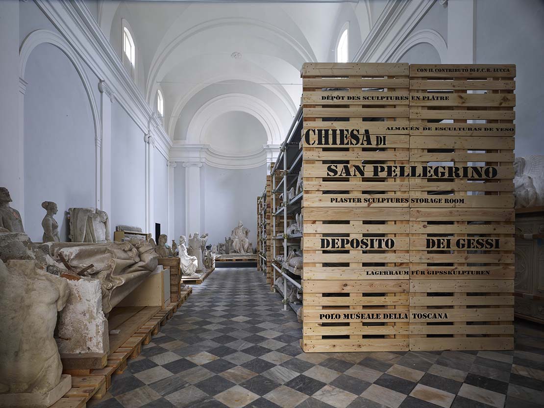 Restoration of the Chiesa San Pellegrino and new Plasters Warehouse in Lucca