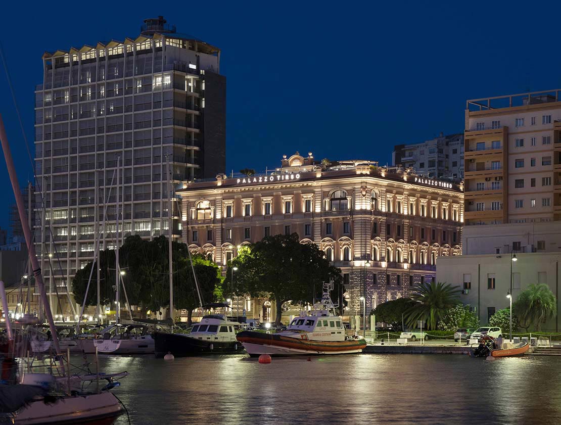 Double identity of the MGallery hotel at Palazzo Tirso in Cagliari