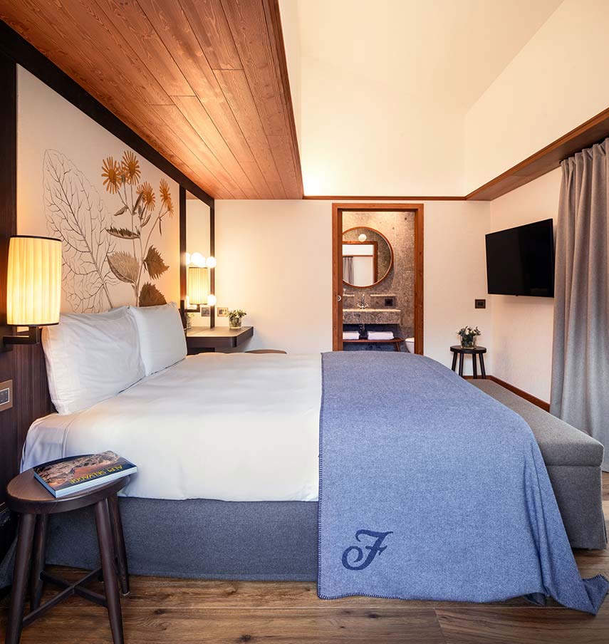 Ospitalità di charme: le nuove suites del Faloria Mountain Spa Resort