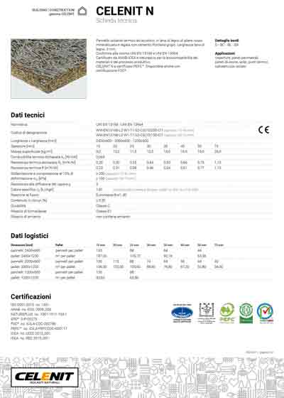 CELENIT N-Scheda tecnica