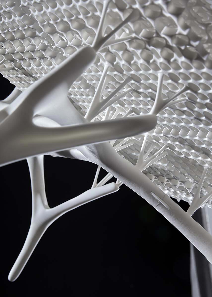 Radiolaria. 3D printed chair born from the wisdom of nature