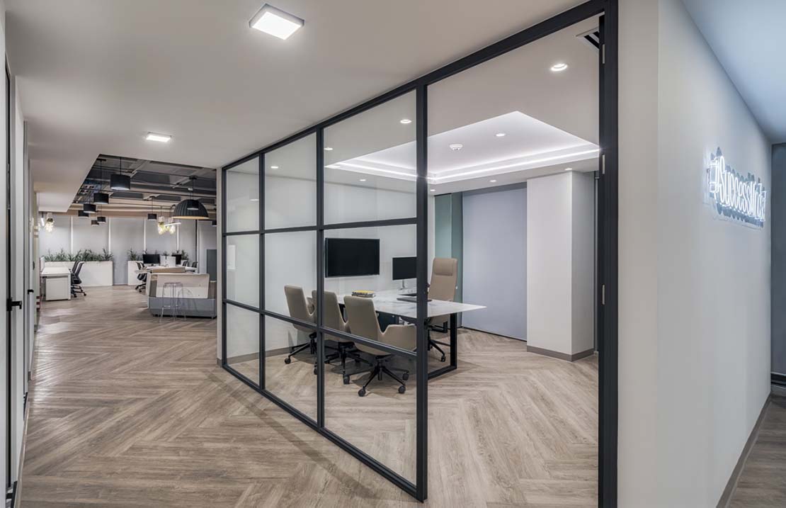 Interior design project for the Meor offices in Mexico City