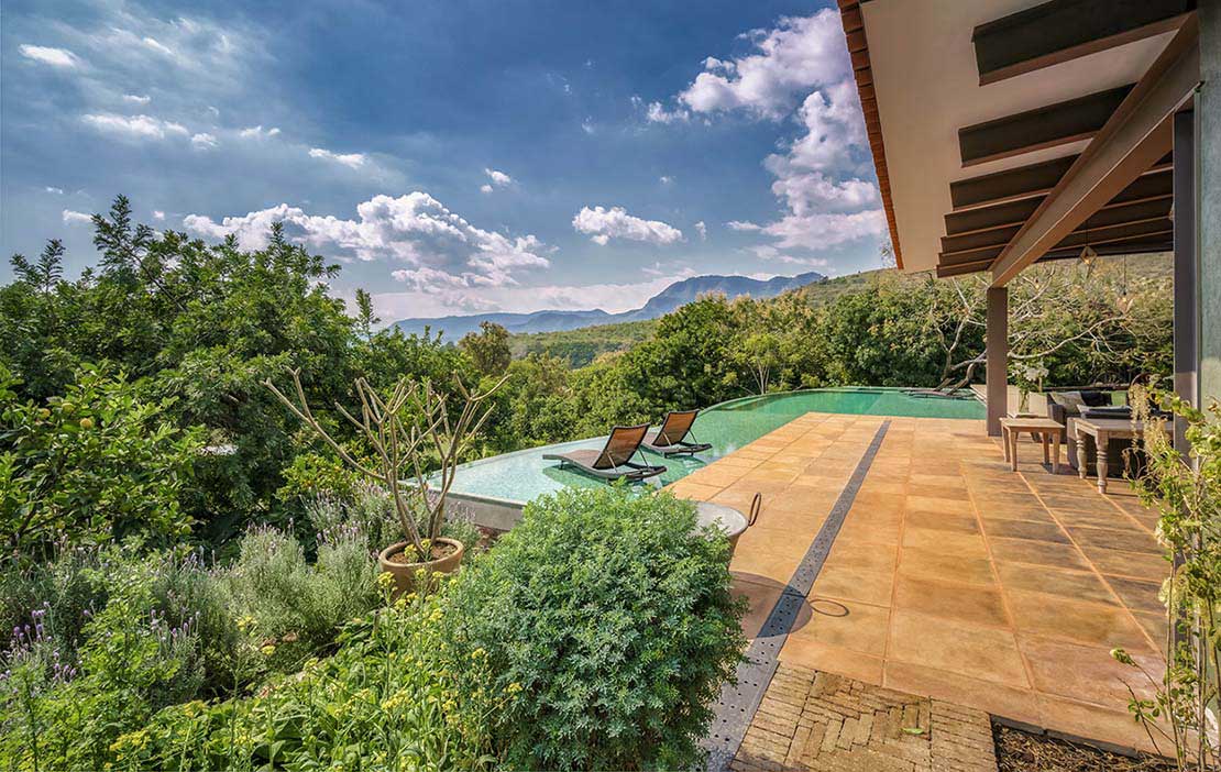Atmósfera natural de Casa M. Interiores y exteriores sin límites