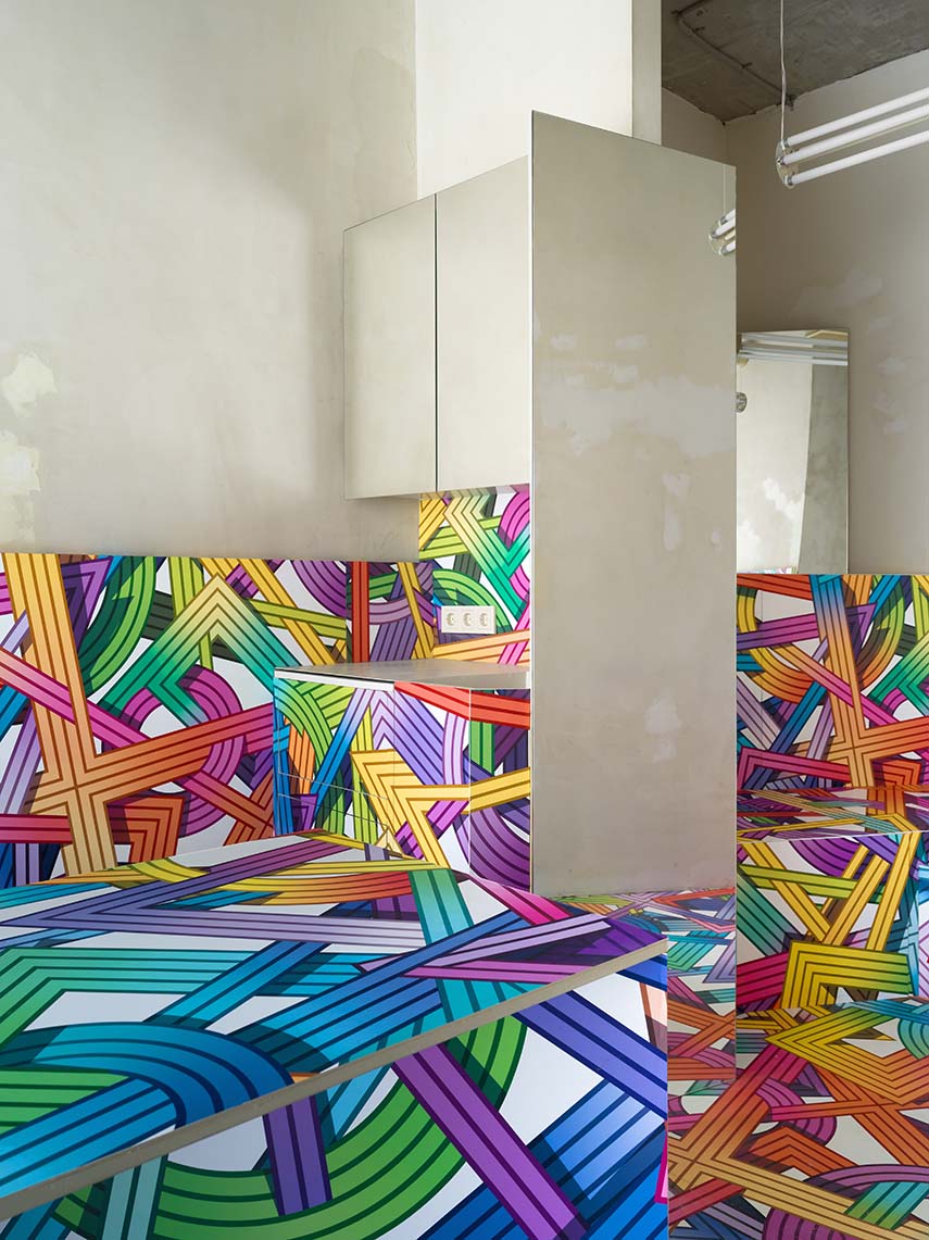 Oficina inspirada en el Suprematismo - SLAVA 2024 en Moscú