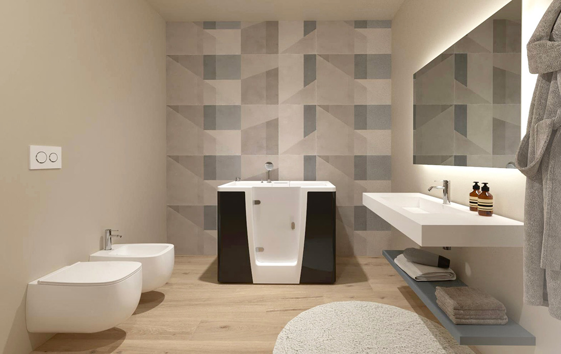 Shower Tub 650 Evo: compact and accessible design for any space
