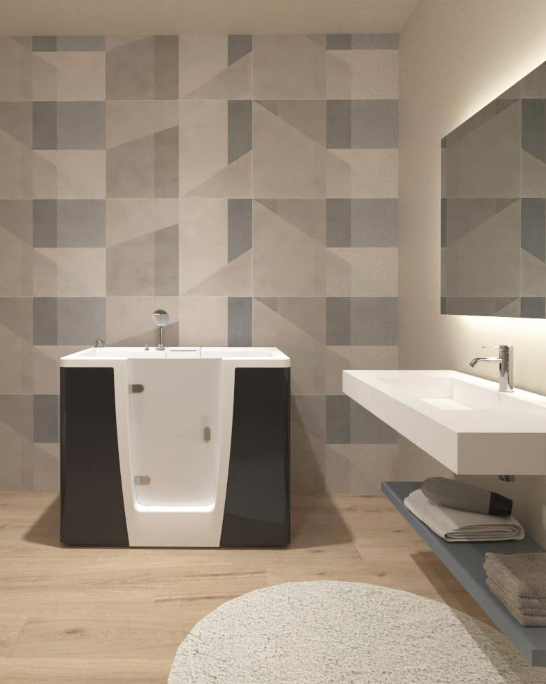 Shower Tray 650 Evo: compact design and accessible for any space