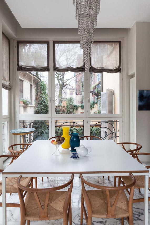 Interni classici e tocchi di design nella Casa dell’Architetto Cutini