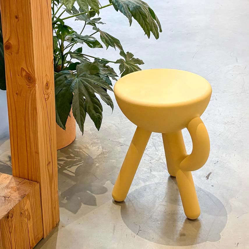 Tabouret Tubby au design conceptuel et espiègle