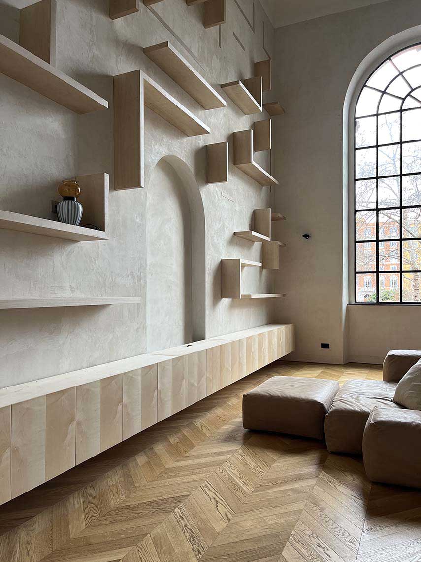 Ciabitogiàmalavogliocambiare: diseño de interiores en Roma