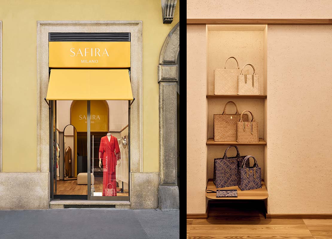 Light, matter, identity: the new boutique Safira Milano