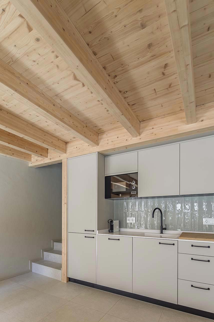 Renovation of house and barns Cal Gall. Energy efficiency and beauty