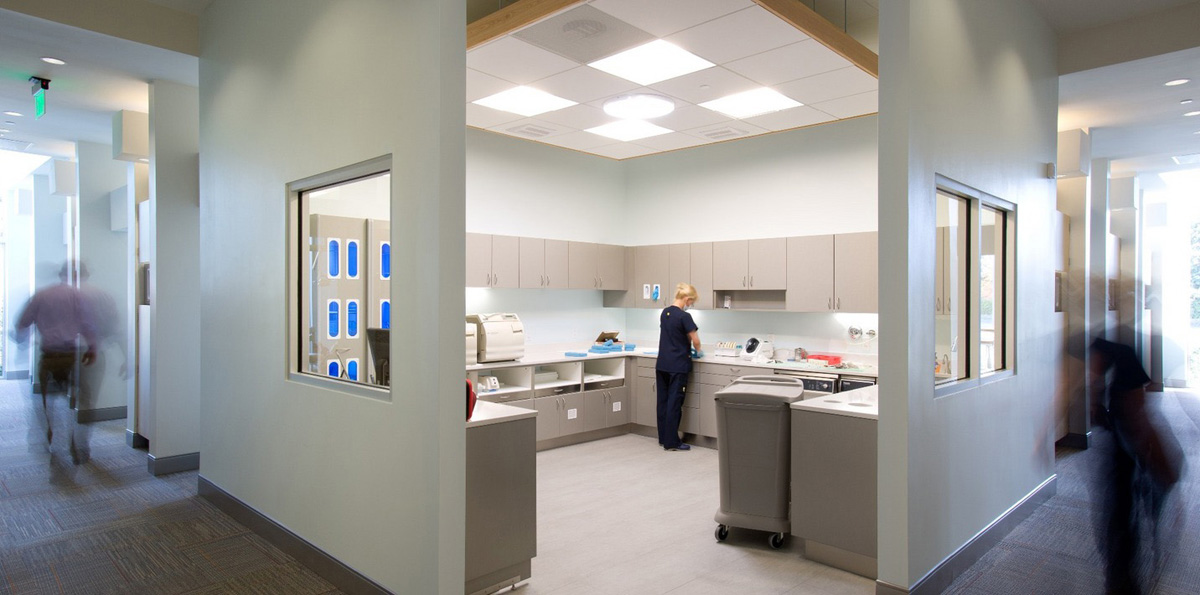 Solatube in a hospital room