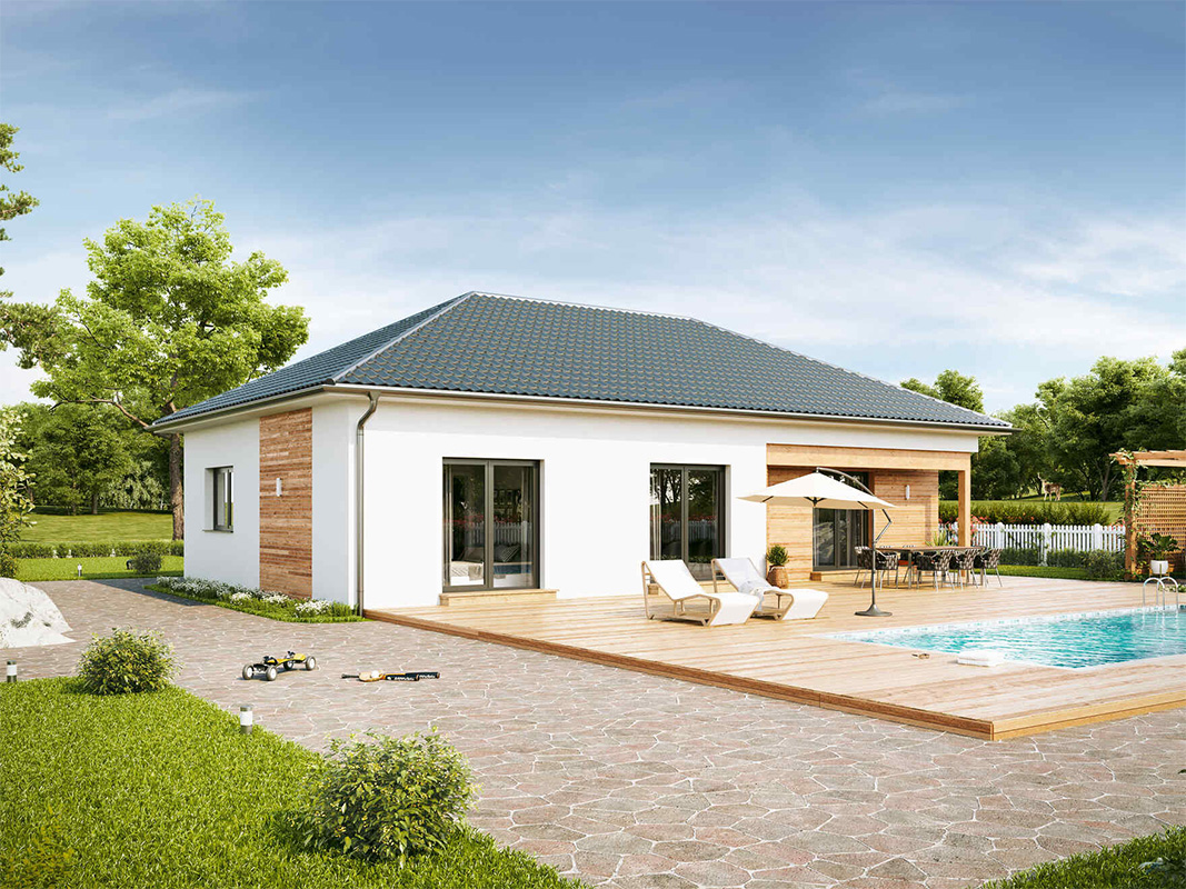 Prefabricated wooden villa Vario Haus