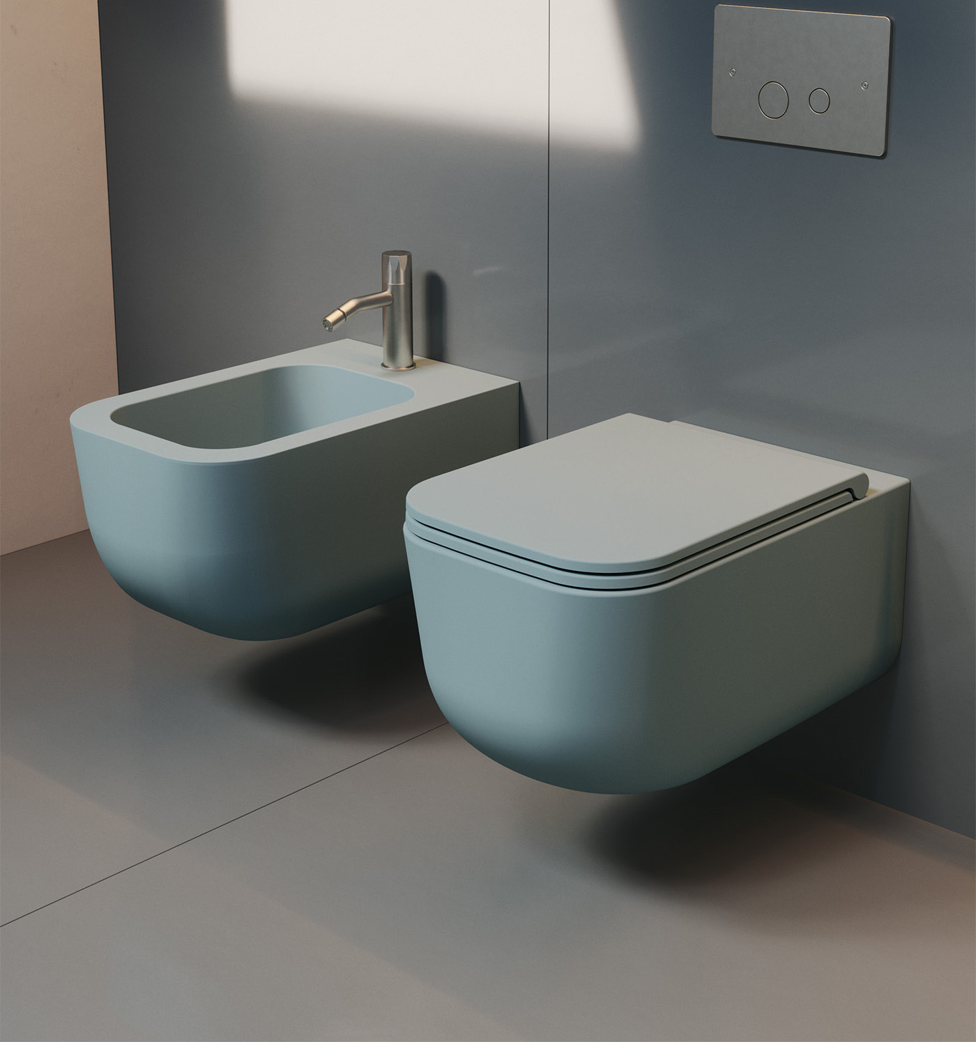 Sanitari in Livin-Stone® serie Revolution SDR ceramiche