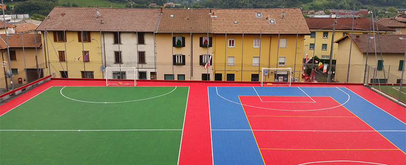 Rivestimenti e pavimentazioni per lo sport Geoski di Geoplast