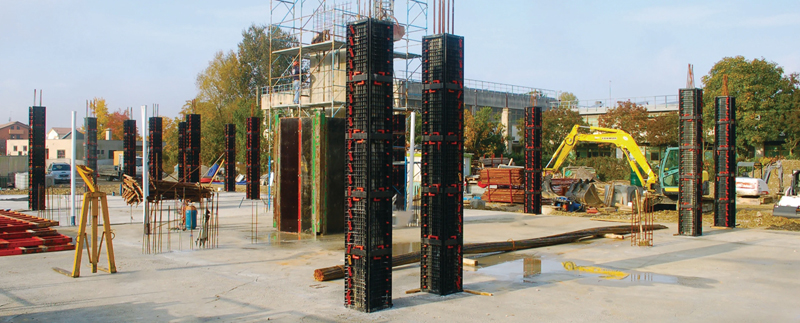 Casseforme in plastica per pilastri Geotub Panel Geoplast