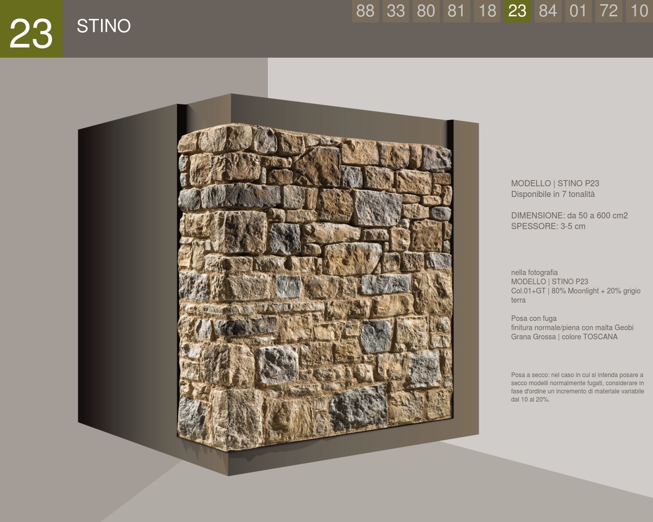 Stino Profile Squared Stone Cladding