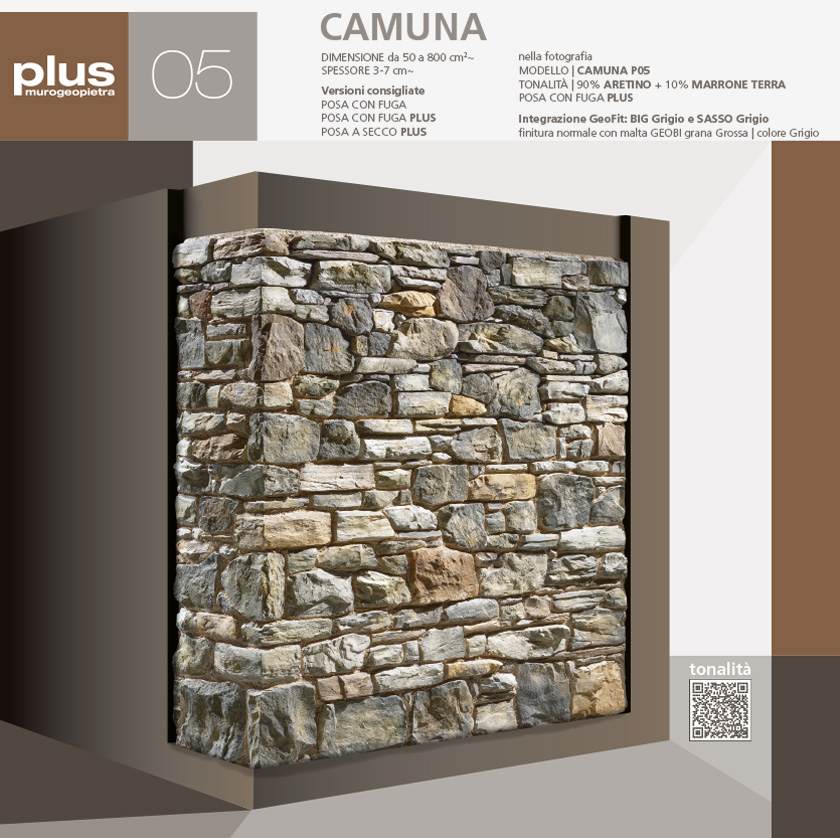 Stone Covering Spontaneous Camuna Geopietra Profile