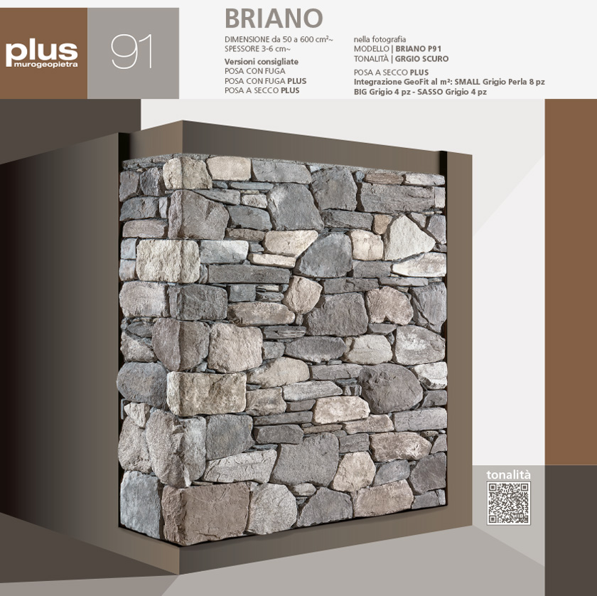 Stone Covering Spontaneous Briano Geopietra Profile