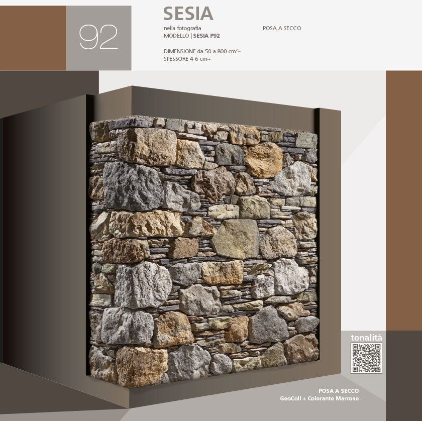 Stone Covering Spontaneous Sesia Geopietra Profile