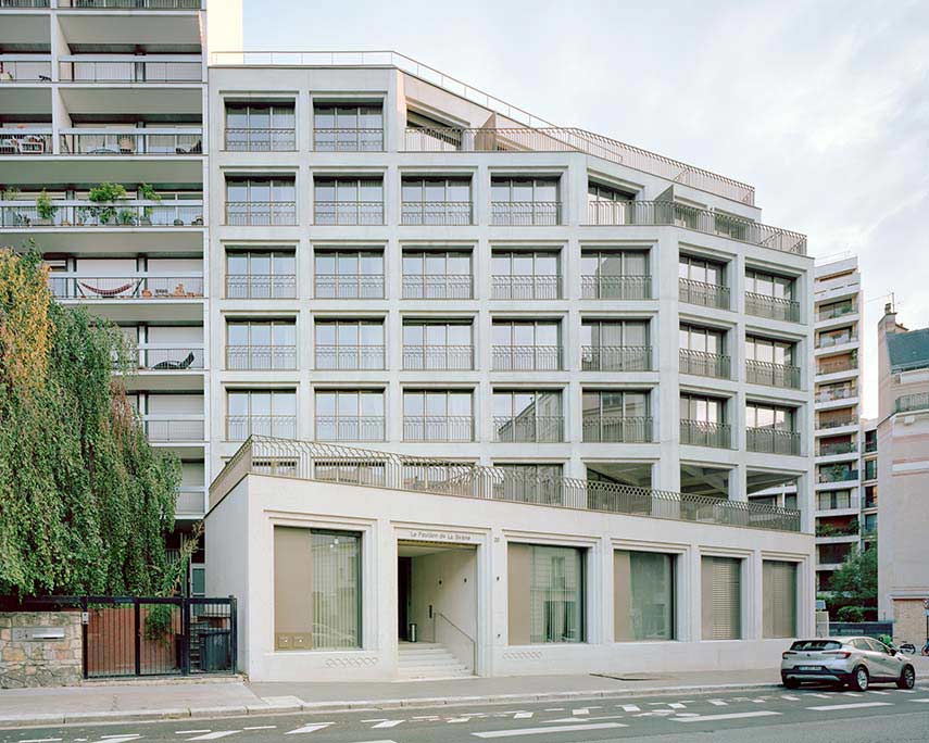 Pavillon La Sirène per l’orchestra e residence Madeleine Pelletier