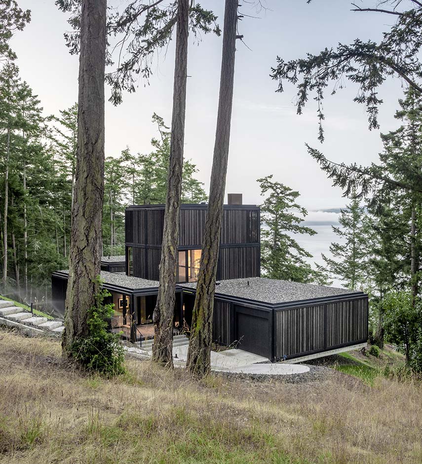 Casa de Discovery Bay. Ritmo, cuadrícula y paisaje.