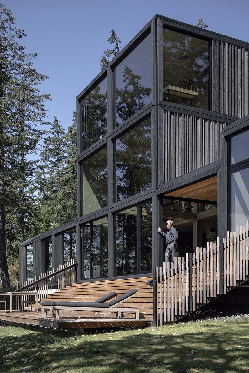 Casa de Discovery Bay. Ritmo, cuadrícula y paisaje.