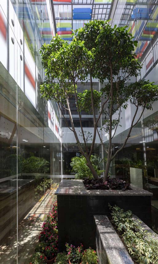 At Yashoda Cancer Hospital, colors and light support healing