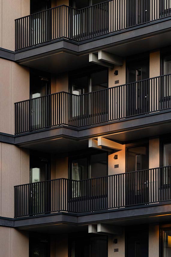 Edificio Valckensteyn: legno strutturale per 82 alloggi sociali