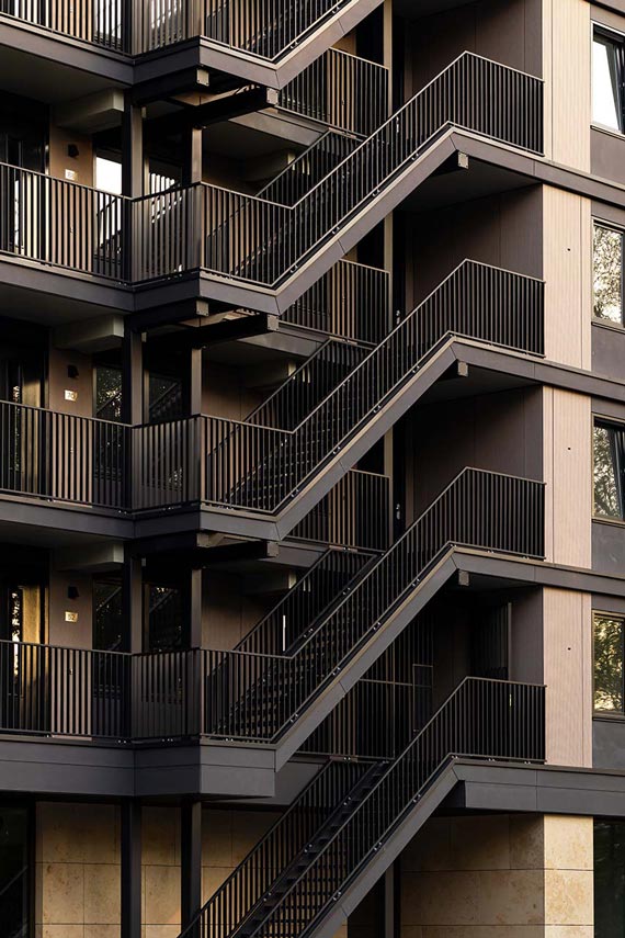 Edificio Valckensteyn: legno strutturale per 82 alloggi sociali