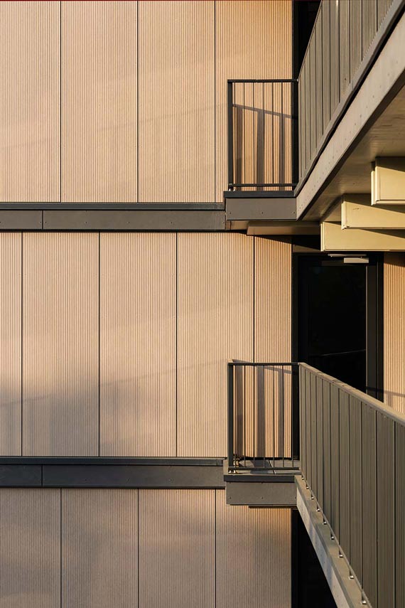 Edificio Valckensteyn: legno strutturale per 82 alloggi sociali