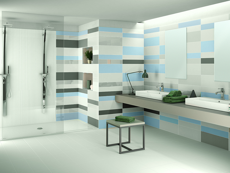 Bagno moderno piastrelle Ce.Si