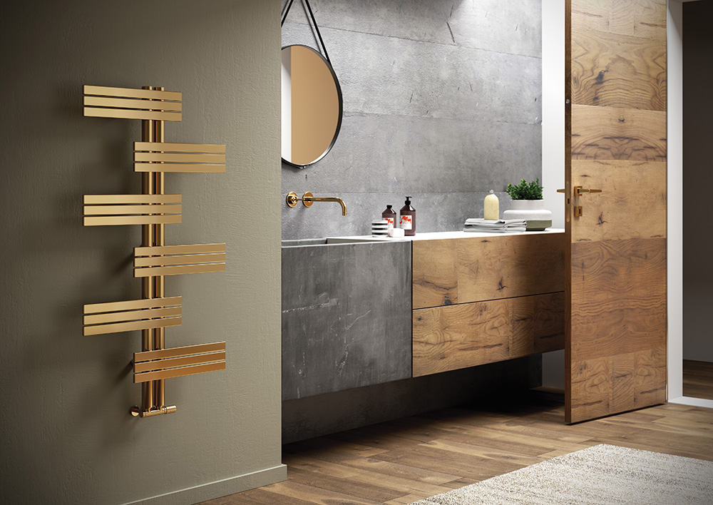 Radiatori in oro per bagno