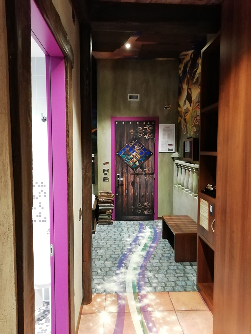 Porta personalizzata San.Co per Gardaland Magic Hotel
