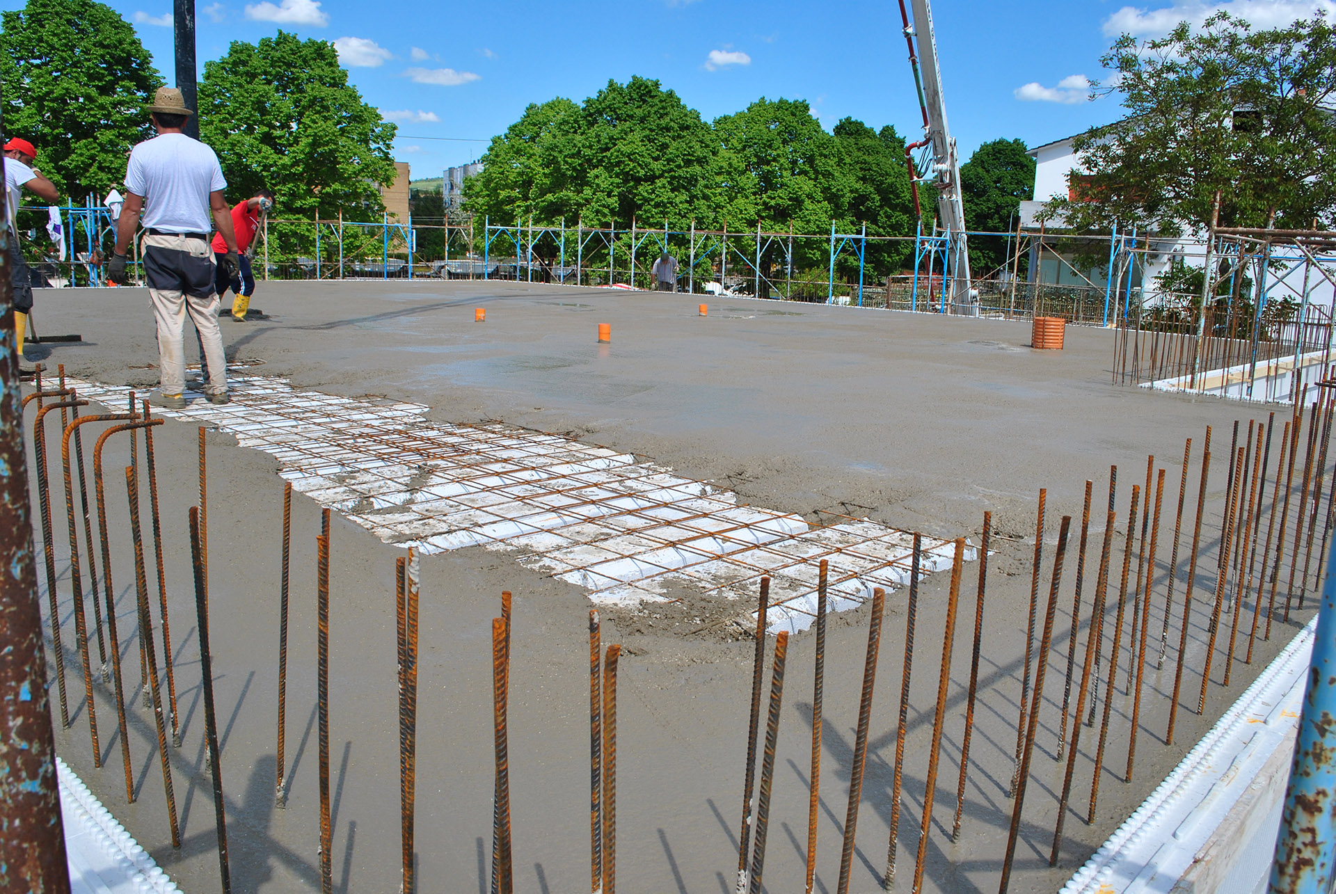 formwork panel for reinforced concrete