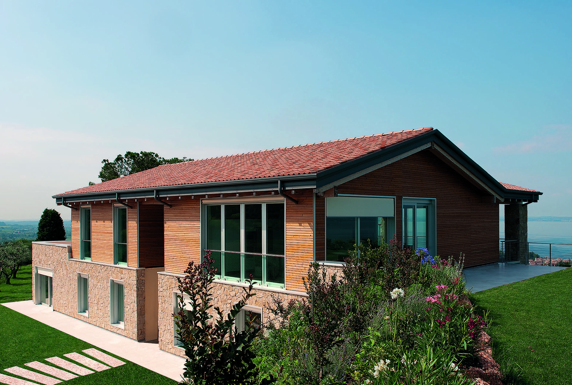 Casa con tetto in cotto Cottopossagno