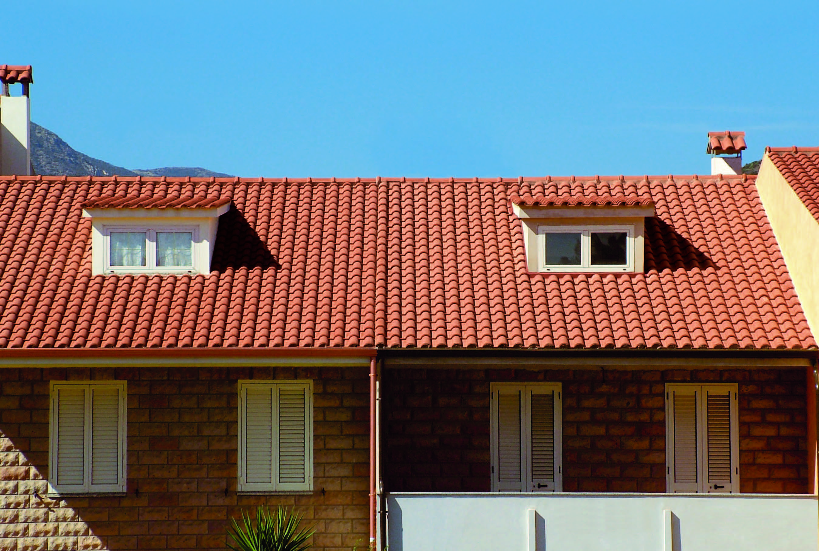 roof in Cottopossagno tiles