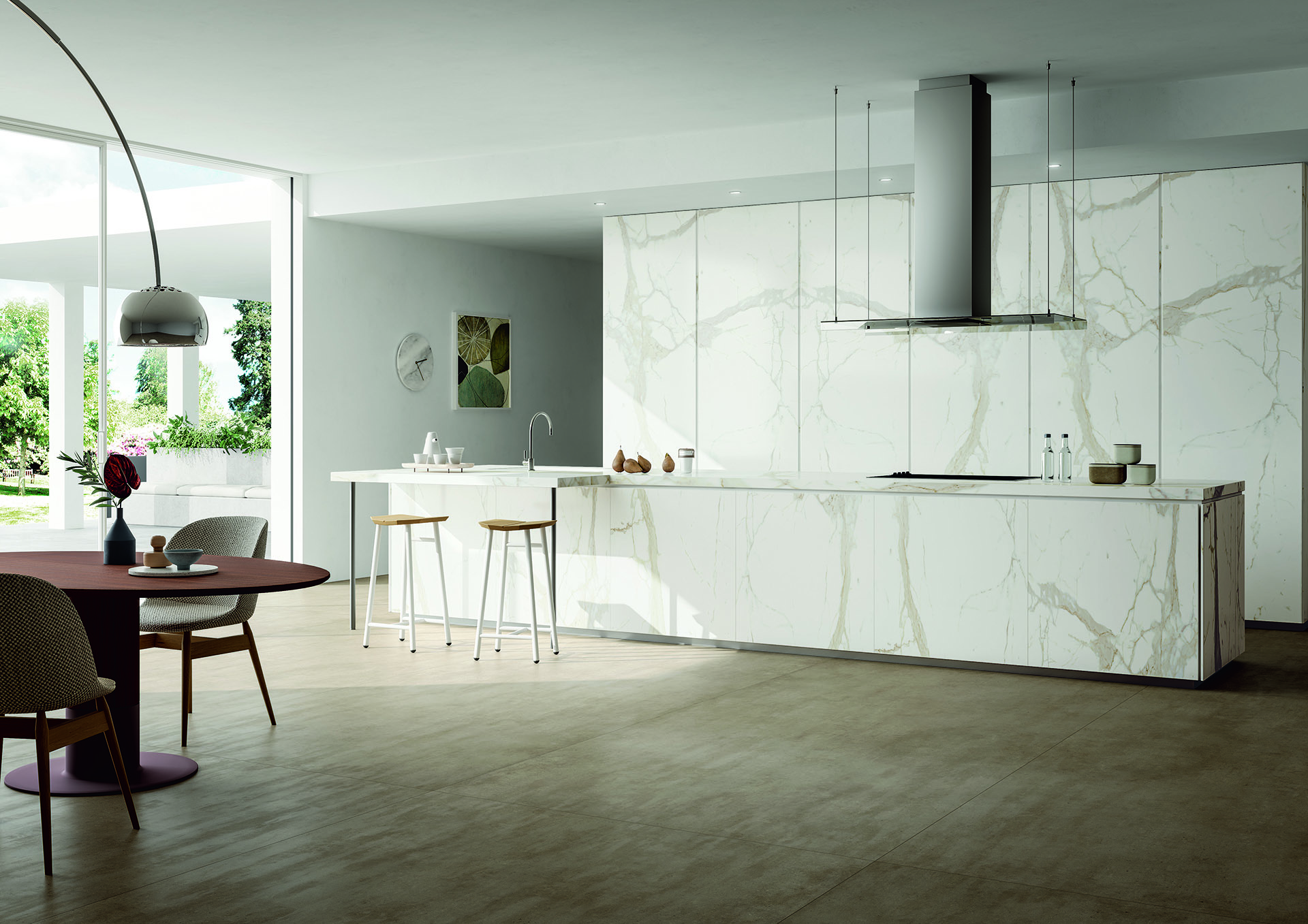Cucina con Top Sapienstone