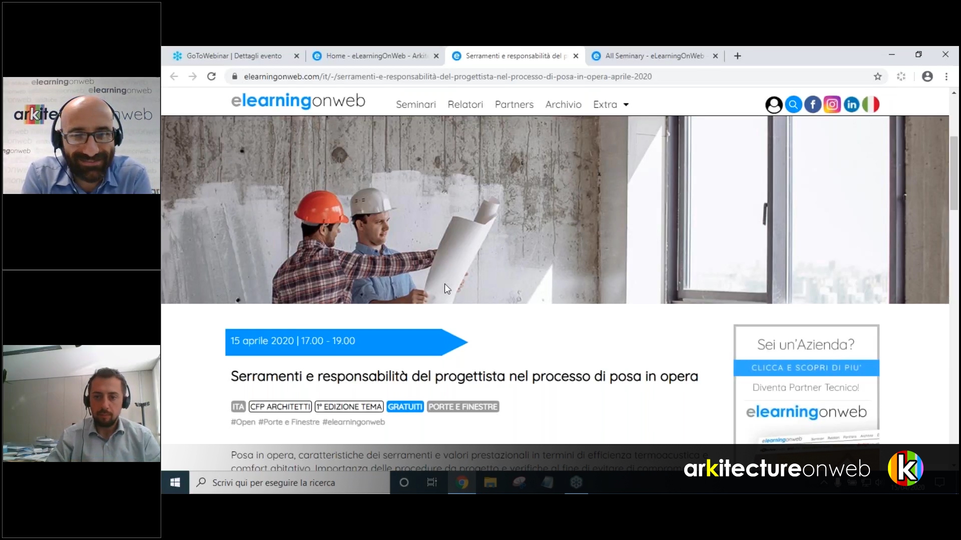 Serramenti e responsabilità del progettista nel processo di posa in opera