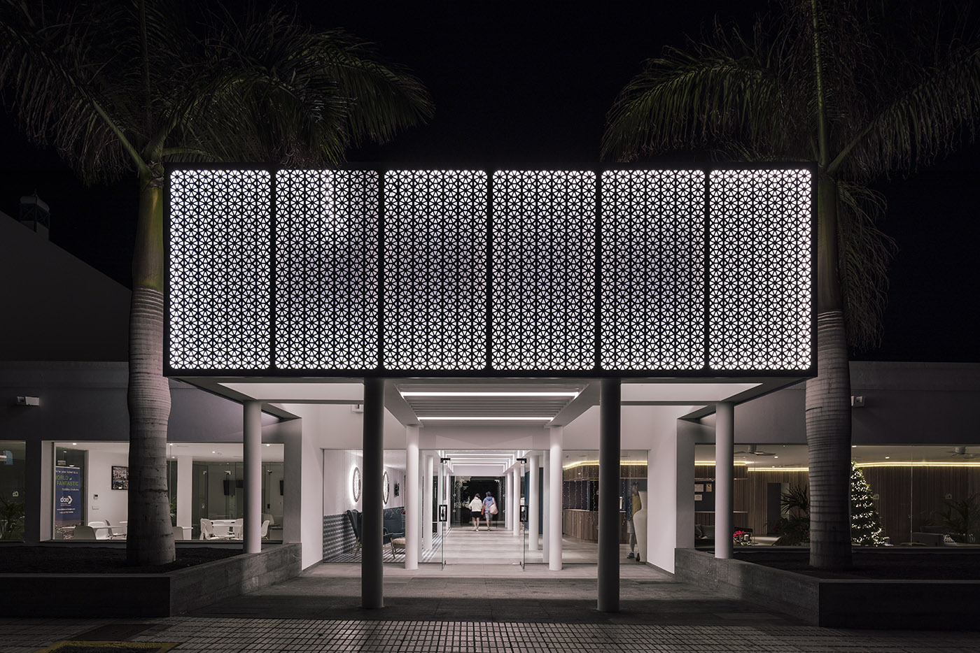 Delicate moodboard with splashes of blue. A small village styled hotel complex in Lanzarote